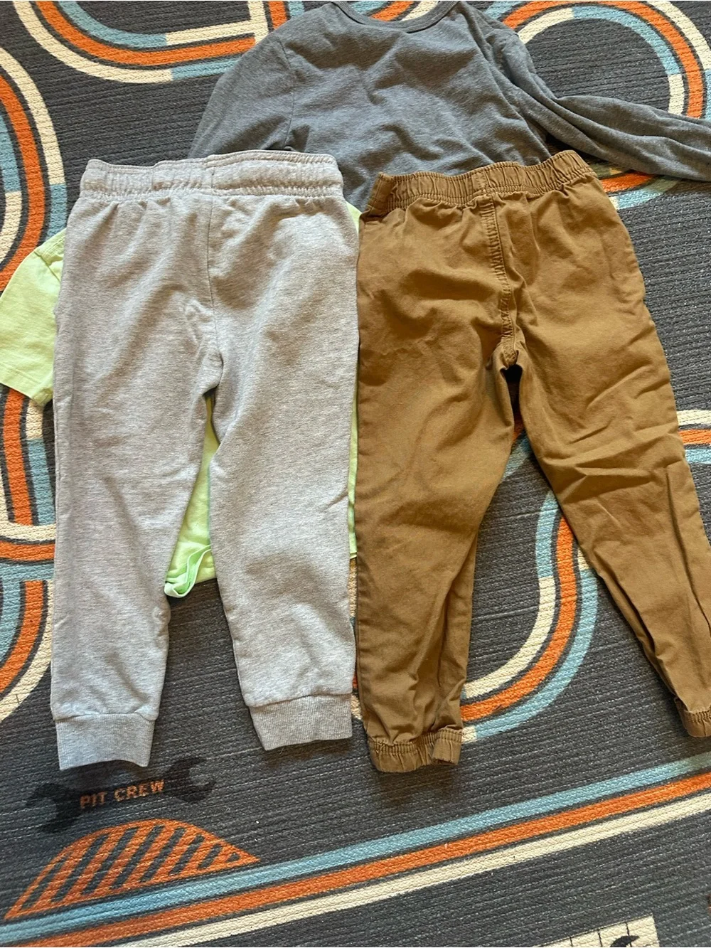 4 Piece Kids Set; Disney Marvel Hulk Tee, 2 pants, and Mischief long Sleeve